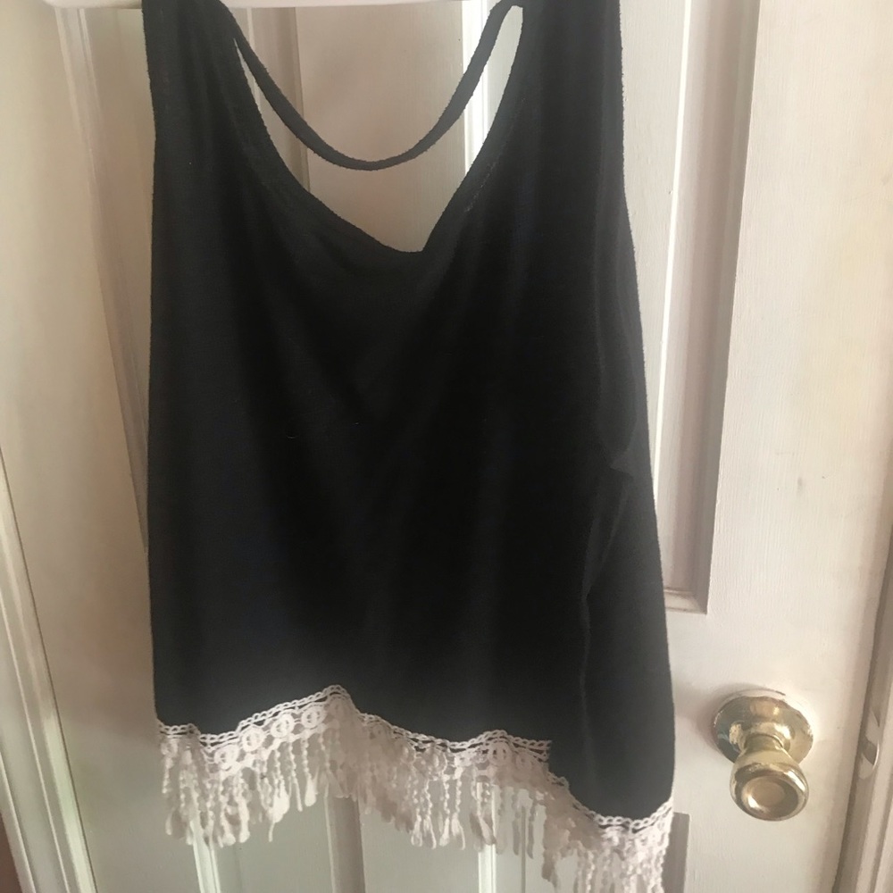 Back crop top.